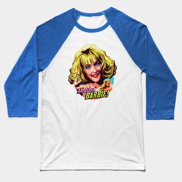 MALIBU BARBIE Baseball T-Shirt by nordacious